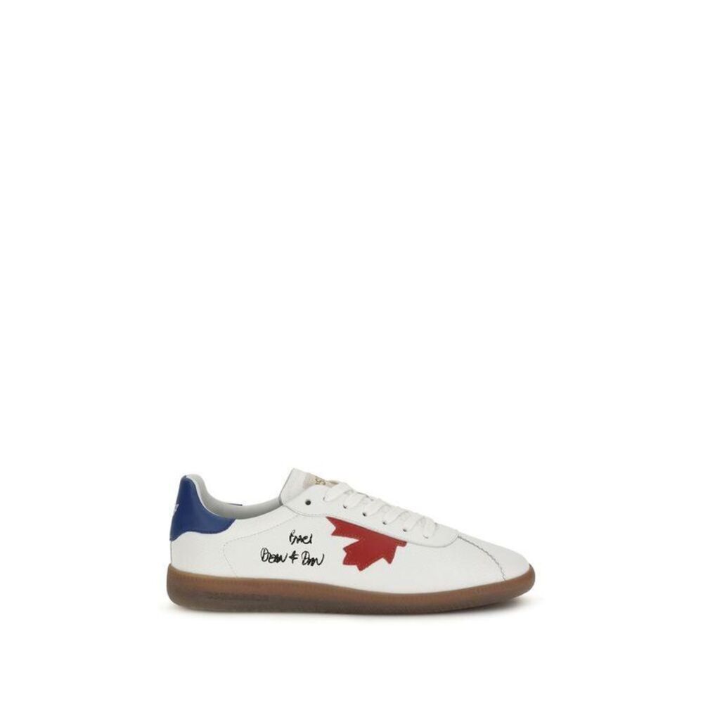 Dsquared² Calf Leather Chunky Sneakers Men White